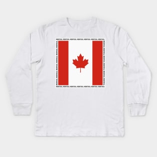 Montreal F1 Circuit Stamp Kids Long Sleeve T-Shirt